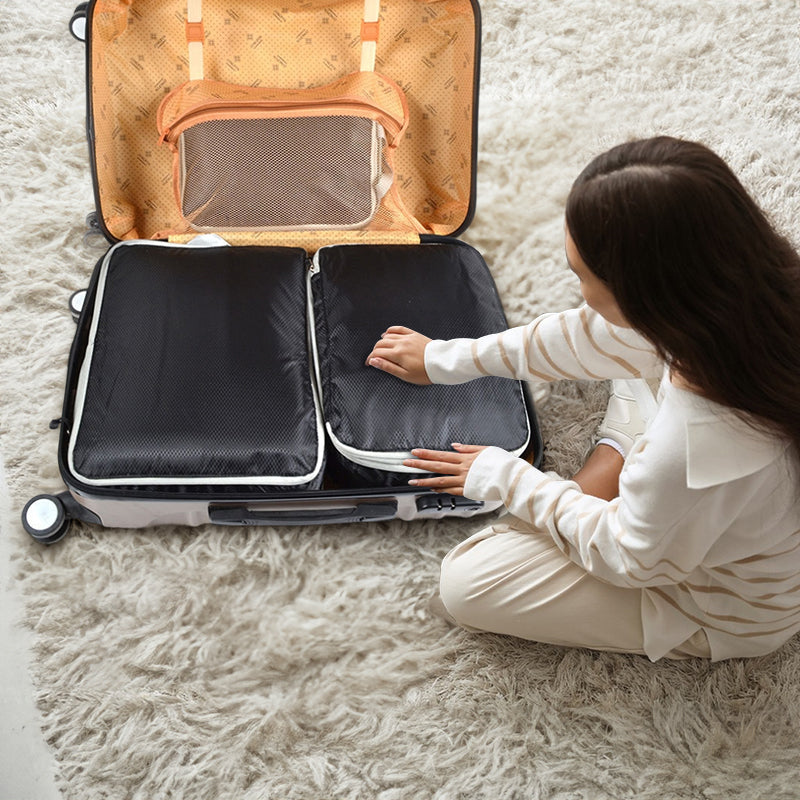 Compression Packing Cubes Set — 3-Piece Ultralight Travel Organizers