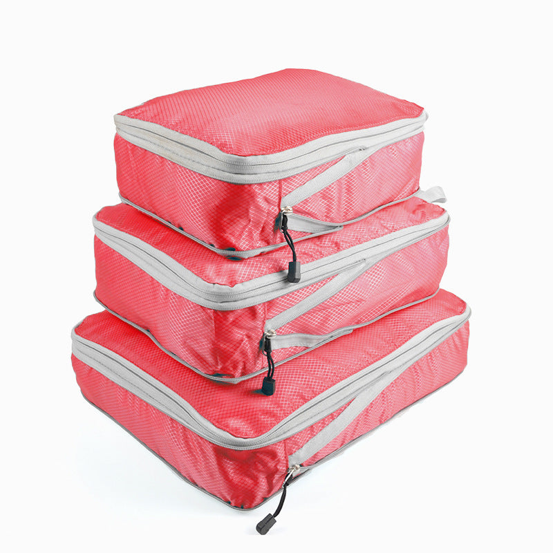 Compression Packing Cubes Set — 3-Piece Ultralight Travel Organizers
