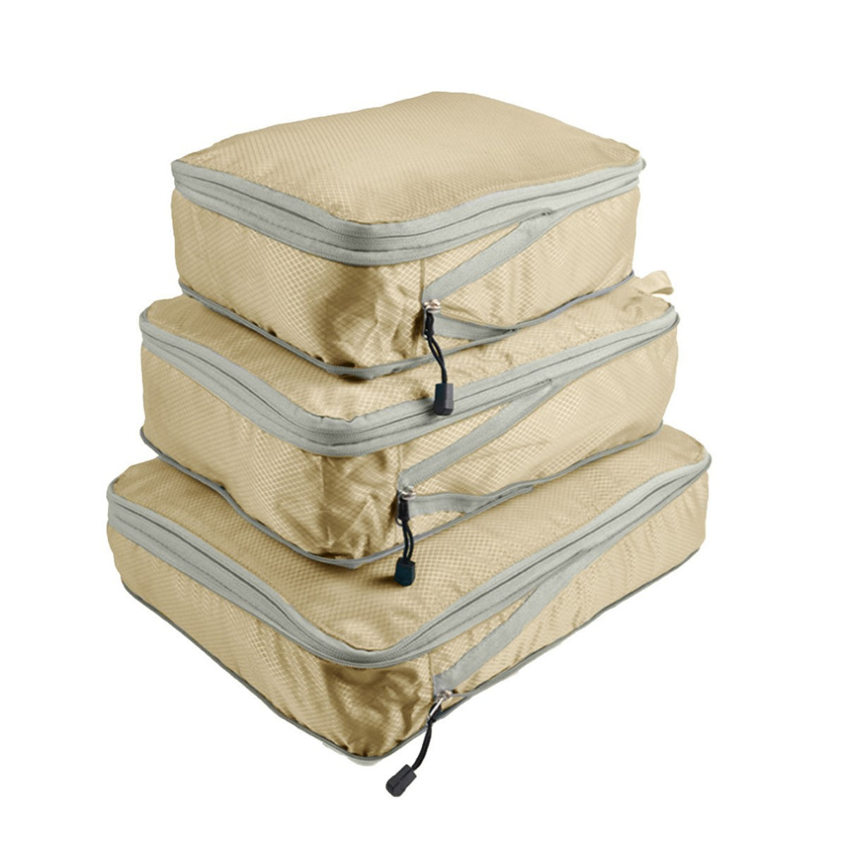 Compression Packing Cubes Set — 3-Piece Ultralight Travel Organizers